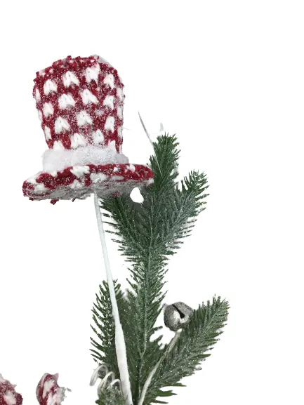 20 Inch Red And White Hat Spray