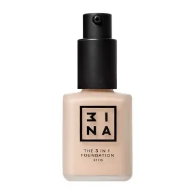3INA MAKEUP - Multifunctional Foundation Primes and Conceals - Medium Coverage - Natural Matte Finish - Long Lasting & Hydrating Formula - Vegan - The 3 in 1 Foundation 203 Medium Beige