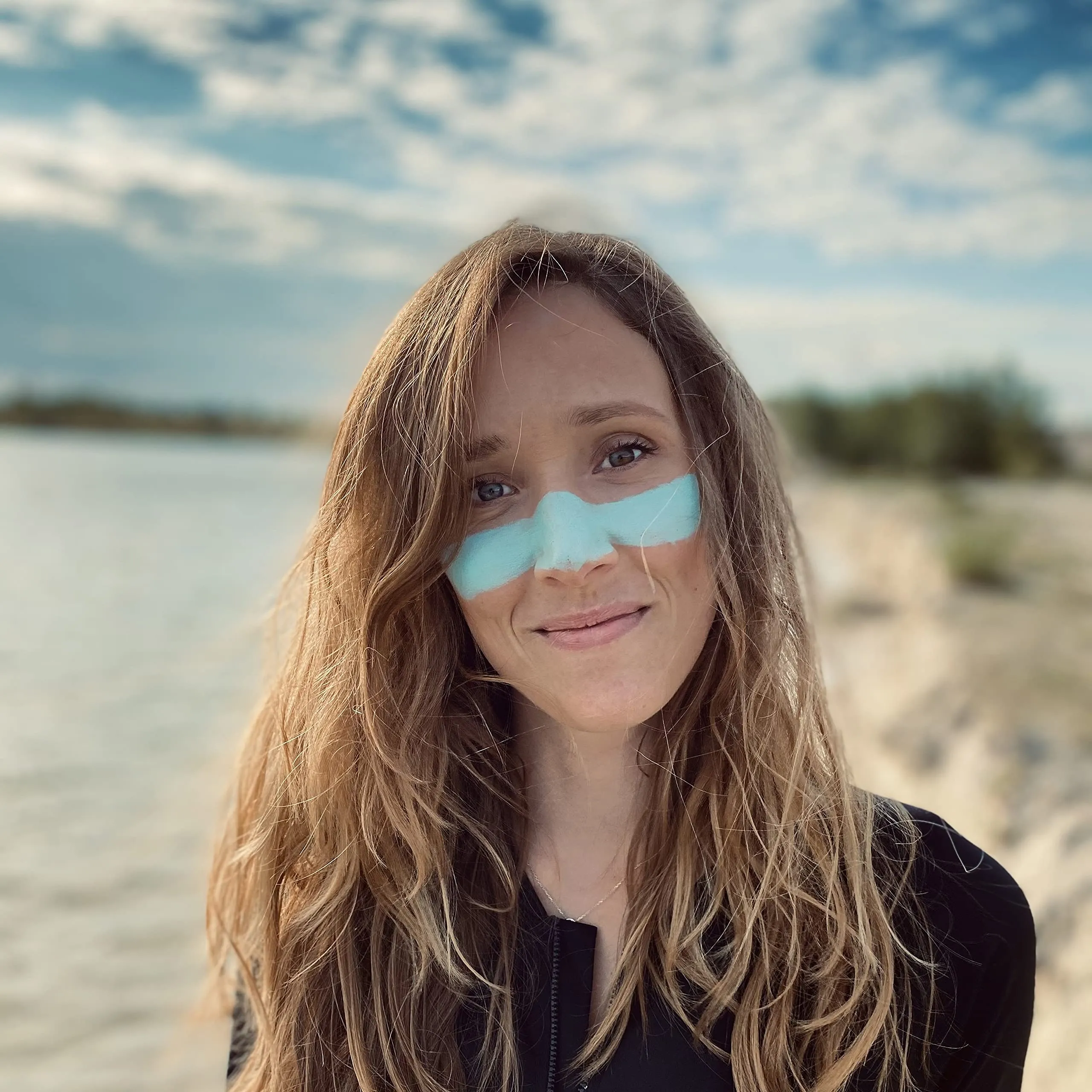 Aloha Sun Stick SPF 50  | Face Mineral Sunscreen for Surfing | Eco-friendly Paper Tube 20g (Teal) Teal