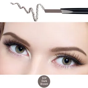 ANIFER Eyebrow Pencil Dark brown Waterproof Smooth Natural Cruelty Free (Dark brown #2) 002(dark brown)