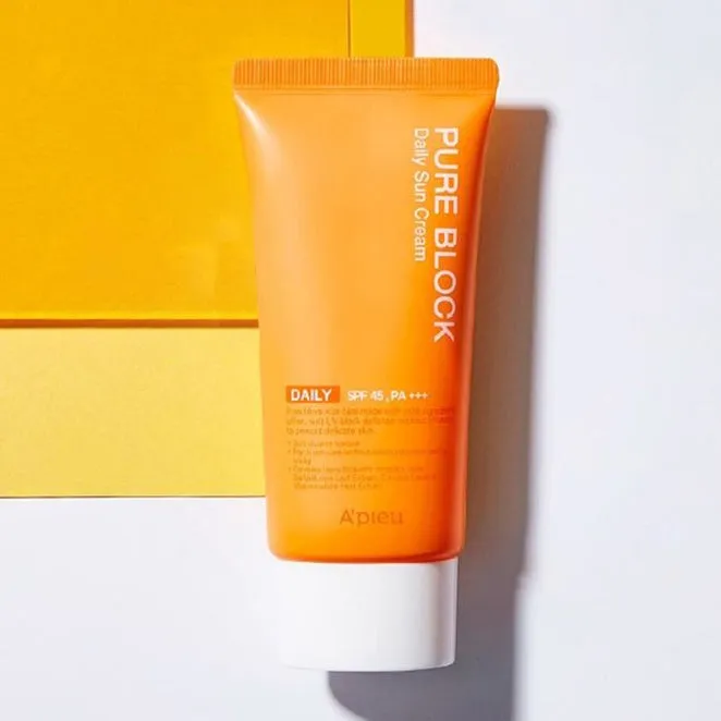 A'PIEU Pure Block Natural Daily Sun Cream SPF50  PA    50ml