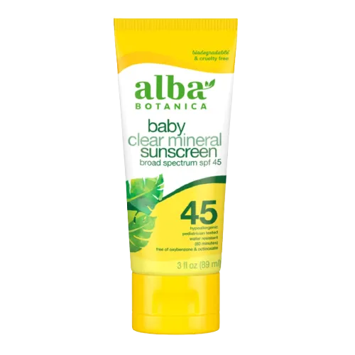 Baby Clear Mineral Sunscreen Spf 45