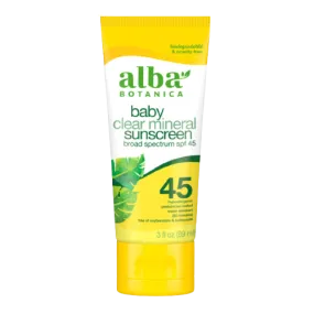 Baby Clear Mineral Sunscreen Spf 45