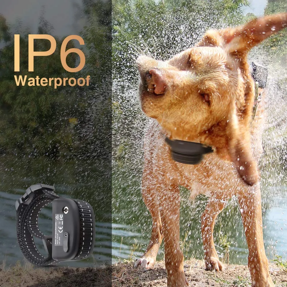 Bark Collar [Upgraded Version], Anti Bark Training Collar, Safe Citronella Spray Collar for All Dogs - Rechargeable & Waterproof