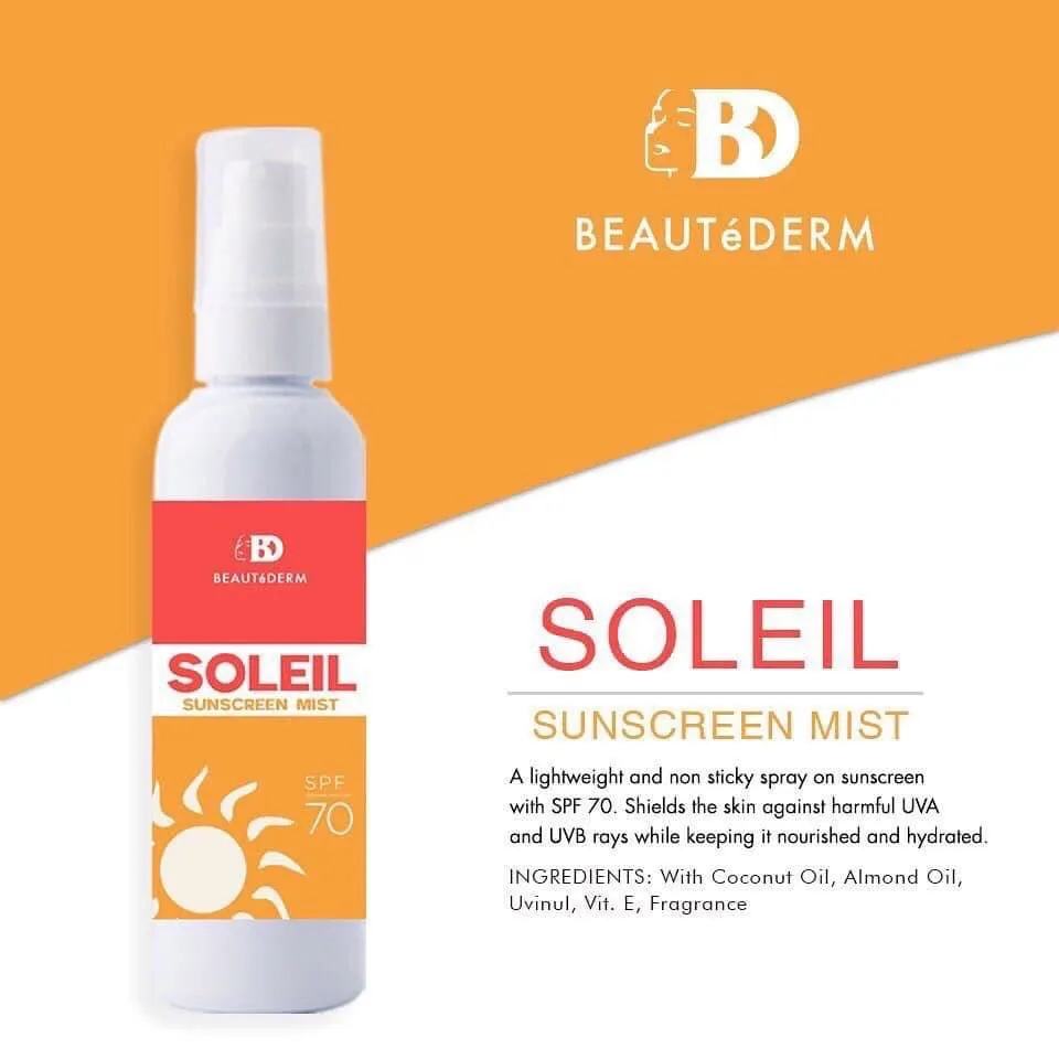 Beautederm Soleil Sunscreen Mist 50ml