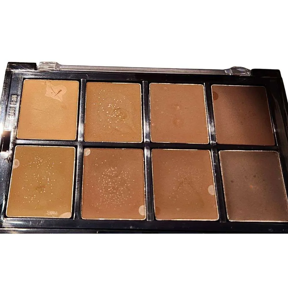 BEN NYE Brown Matte HD Foundation Palette - STP-09 Creme Color 8 colors