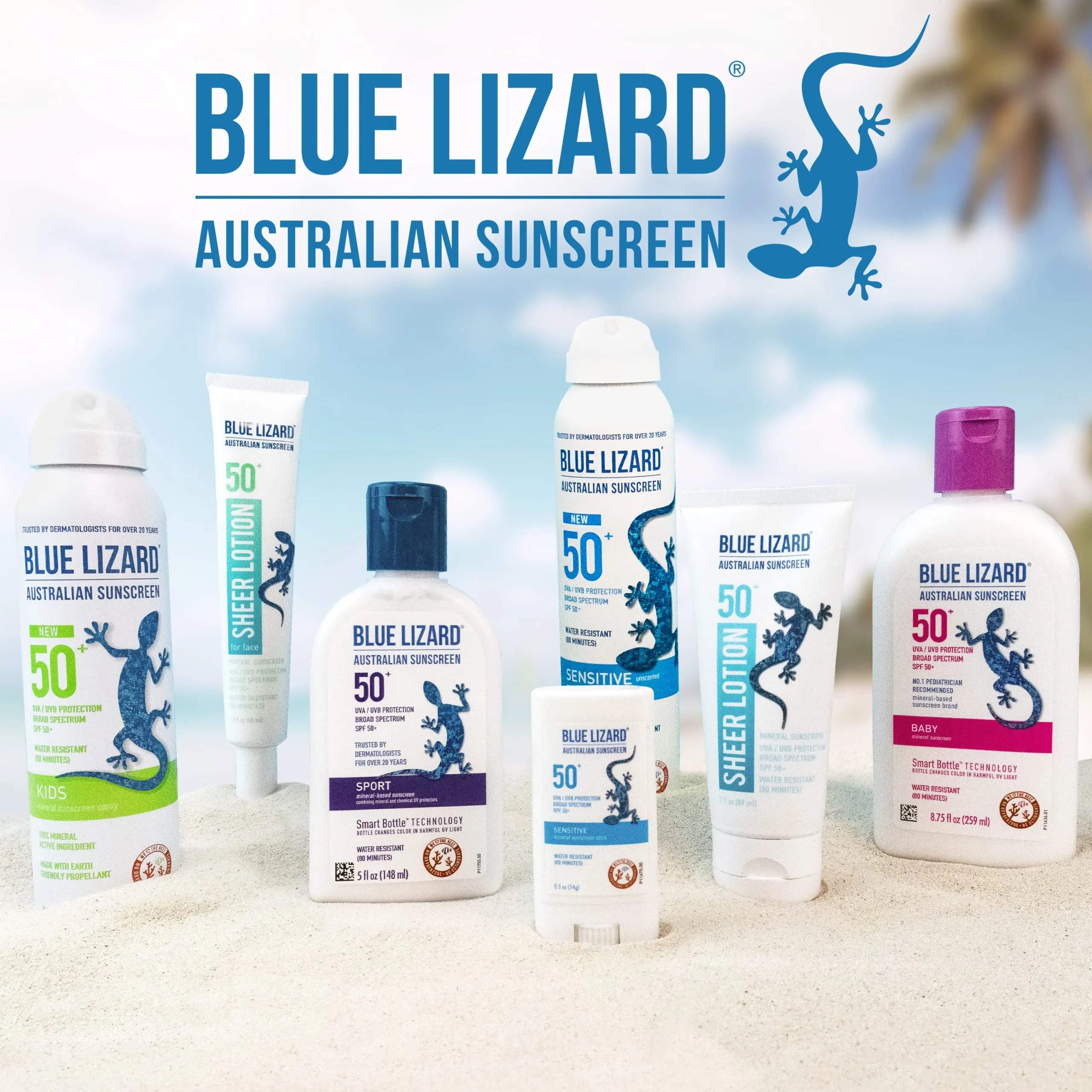 Blue Lizard BABY Mineral Sunscreen Stick with Zinc Oxide, SPF 50 , Water Resistant, UVA/UVB Protection - Easy to apply, Fragrance Free, .5 oz 0.5 Ounce (Pack of 1)