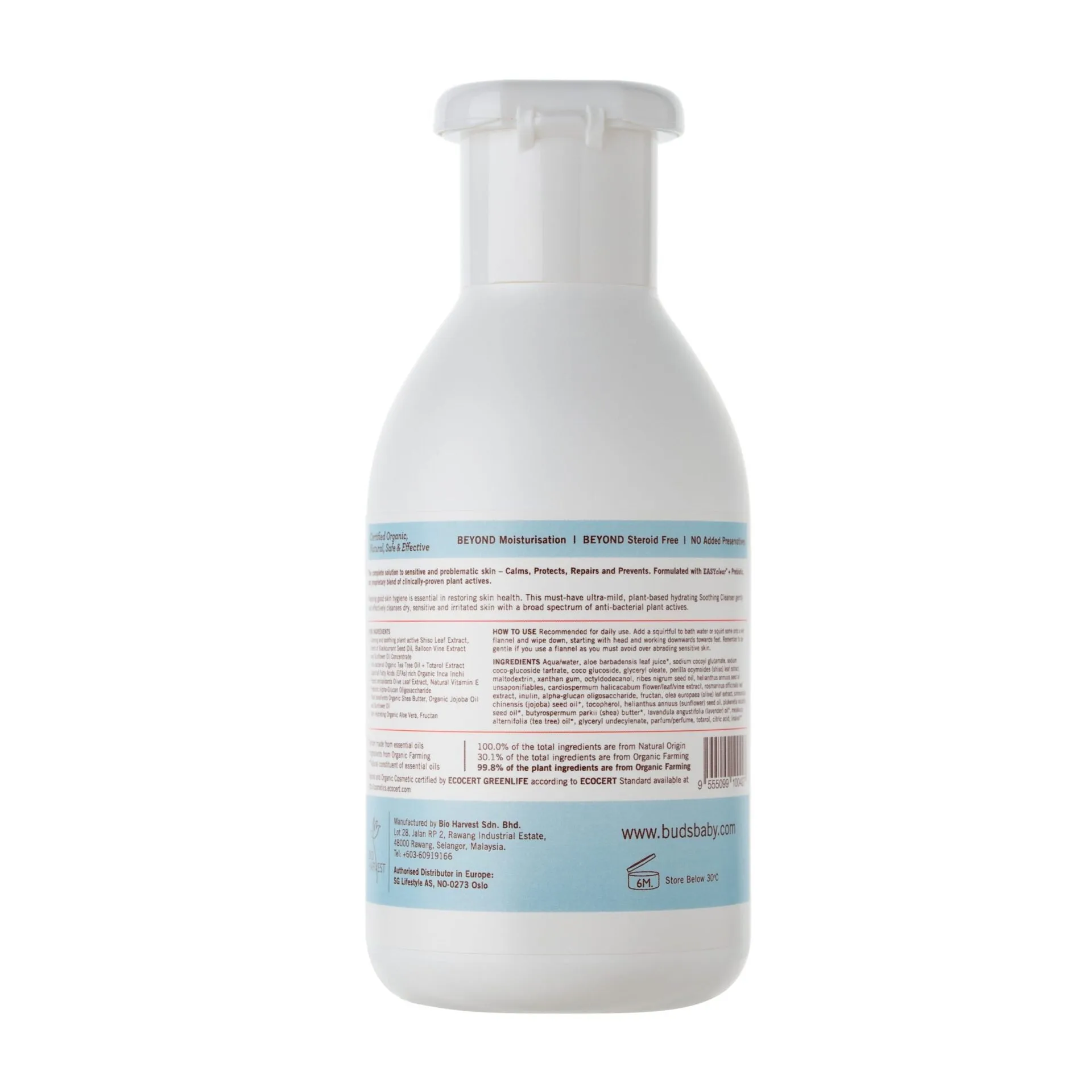 Buds Super Soothing Hydrating Cleanser 225ml