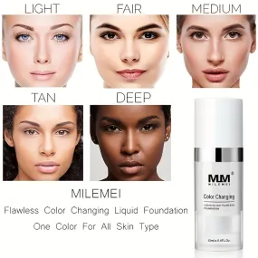 Buy 2 Get 1 Free (3pcs) Liquid Foundation, Moisturizing BB Cream, Full Coverage, Non-sticky, Travel Size, Suitable for All Skin Tones, Perfect Gift