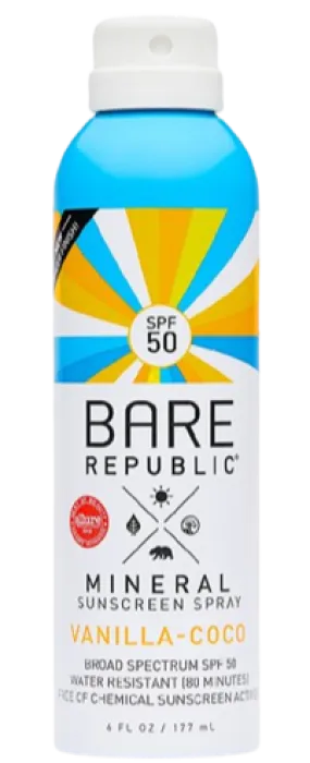 Coco Vanilla Sunscreen Spray Spf 50