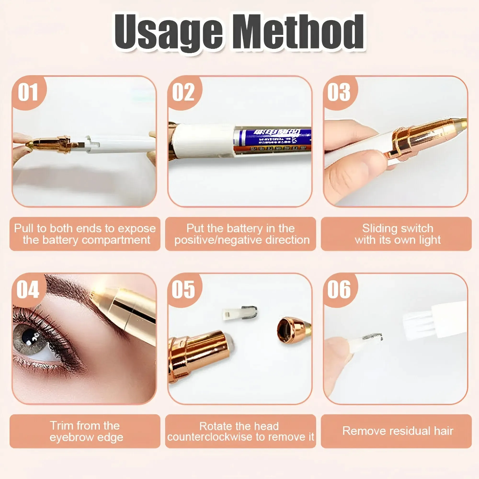 Electric Eyebrow Trimmer