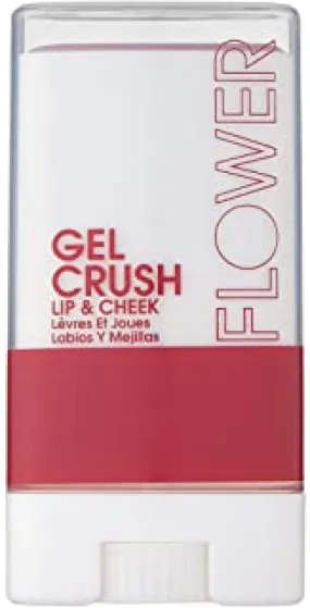 Flower Beauty Lip & Cheek Gel Crush | Cream Blush and Lips Tint in One Portable Multistick | Hydrating Burst of Color | (Blackberry)