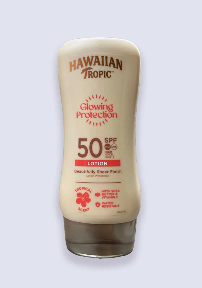 Hawaiian Tropic Glowing Protection Ultra Radiance SPF 50 Sun Lotion 180ml