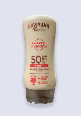 Hawaiian Tropic Glowing Protection Ultra Radiance SPF 50 Sun Lotion 180ml