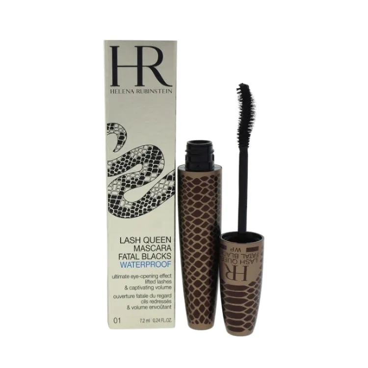 Helena Rubinstein - Lash Queen Mascara Fatal Blacks Waterproof - Ultimate Eye-Opening Effect Lifted Lashes & Captivating Volume - Ouverture Fatale Du Regard Cils Redressés & Volume Envoûtant