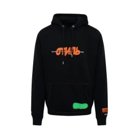 Heron Preston CTNMB Spray Hoodie in Black