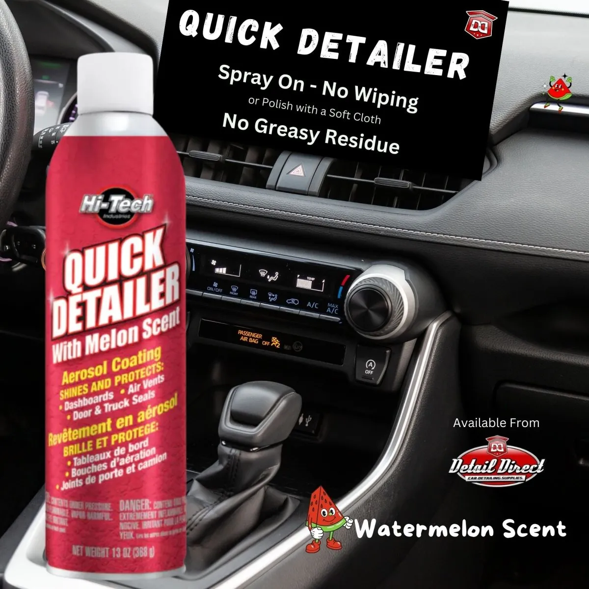 Hi-Tech Quick Detailer Aerosol Dressing, Watermelon Scent