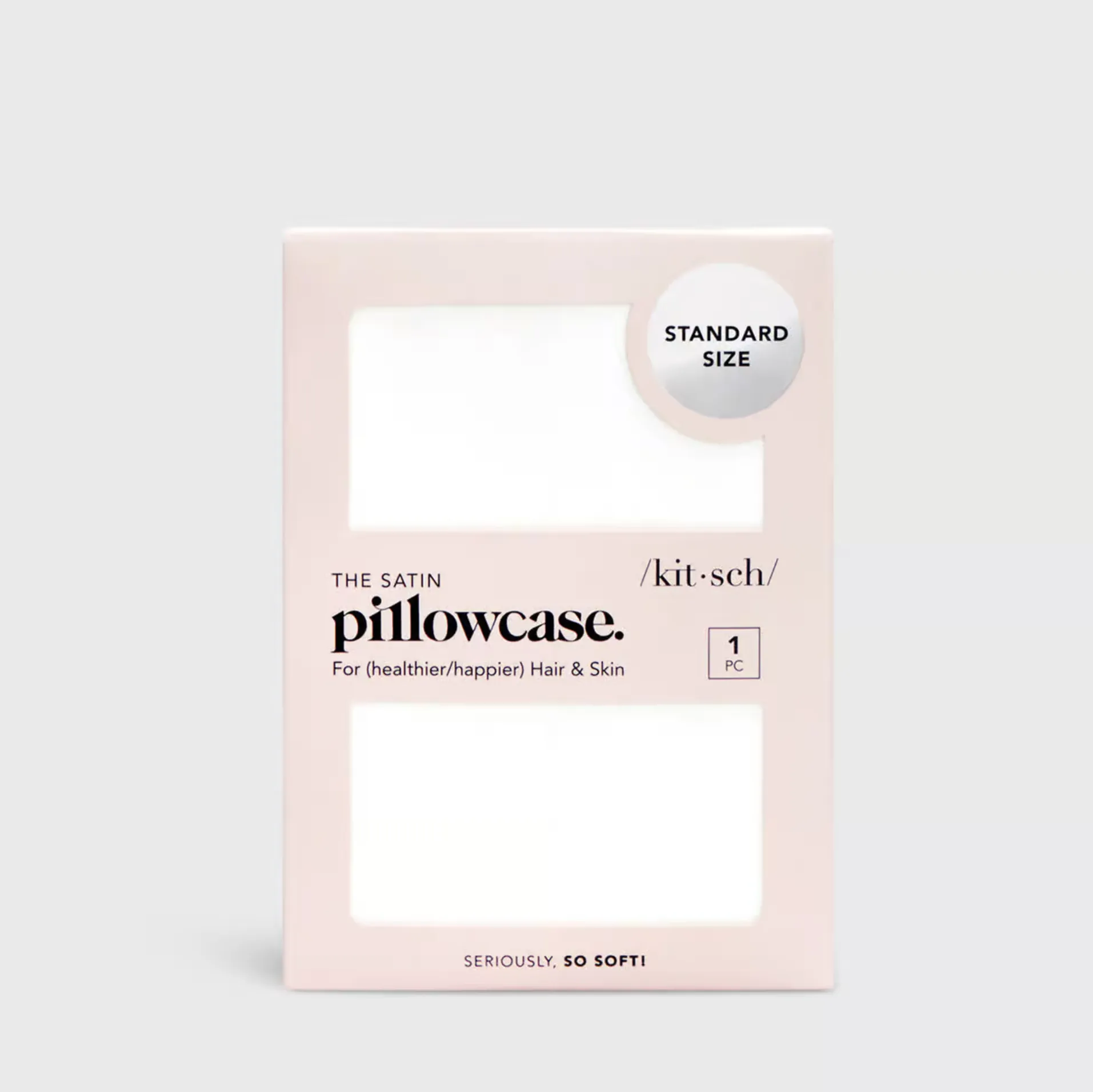 Ivory Satin Pillowcase Standard