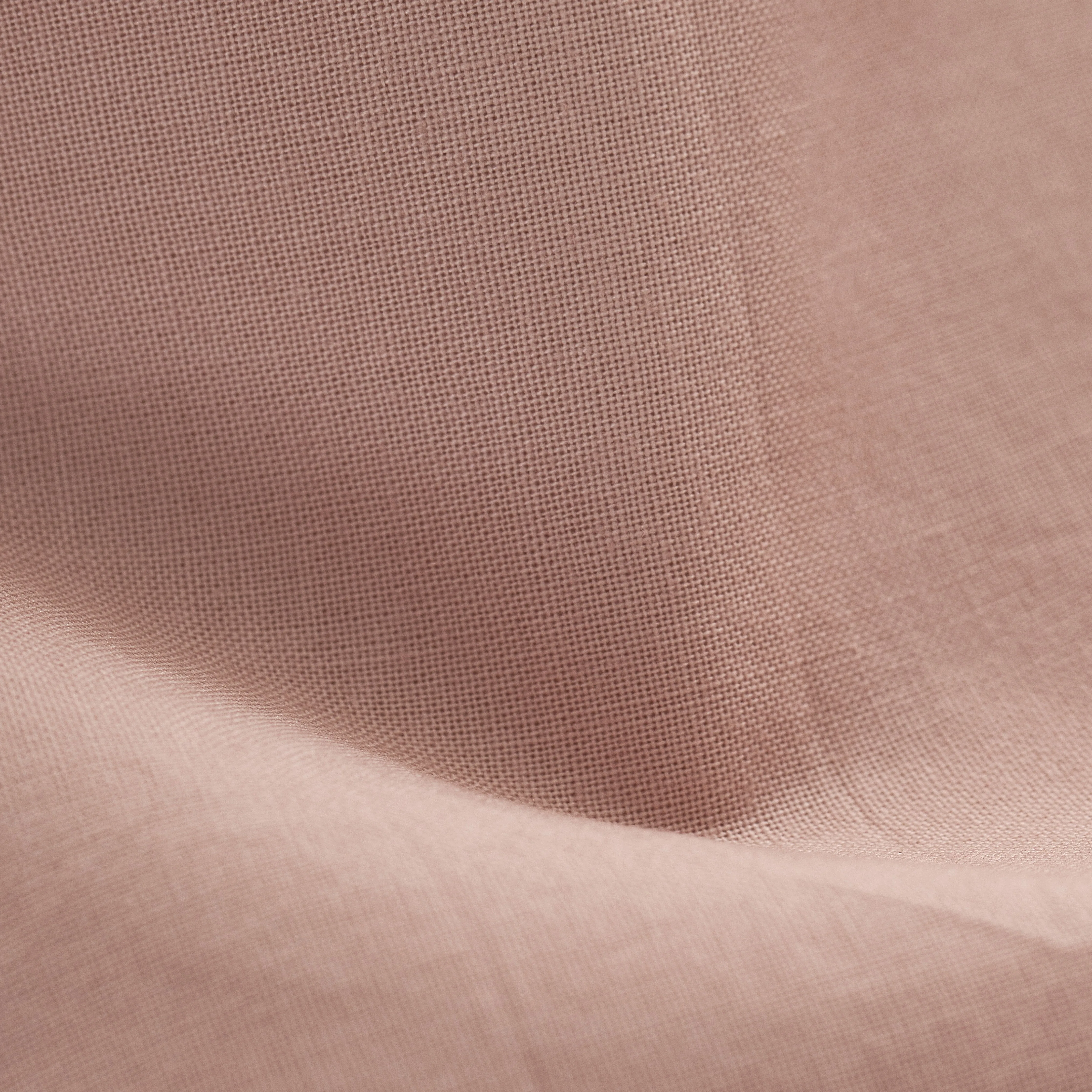 Leo Washed Cotton - Blush Crib Fitted Sheet