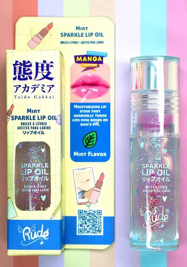 Manga [Mint] | SPARKLE LIP OIL