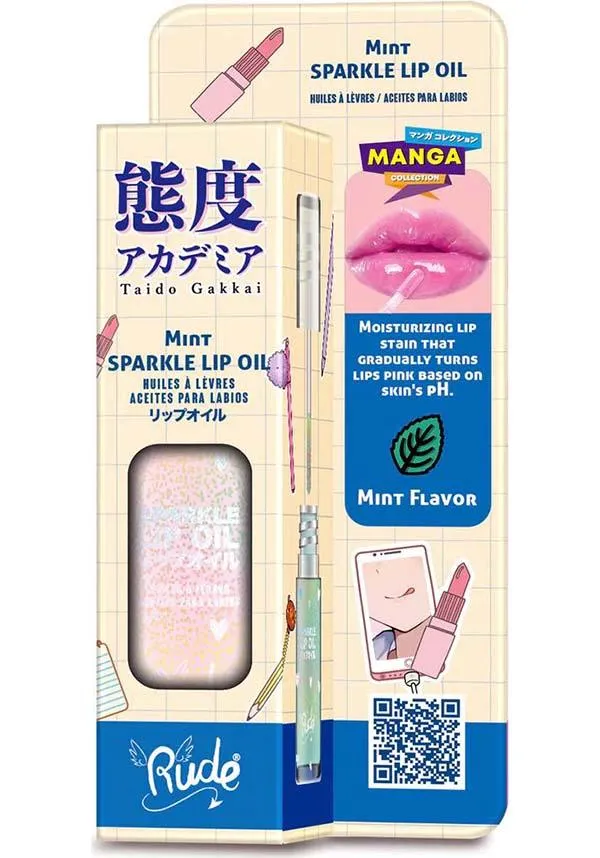 Manga [Mint] | SPARKLE LIP OIL