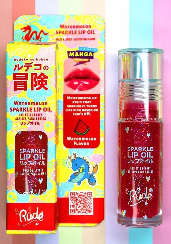 Manga Watermelon | SPARKLE LIP OIL