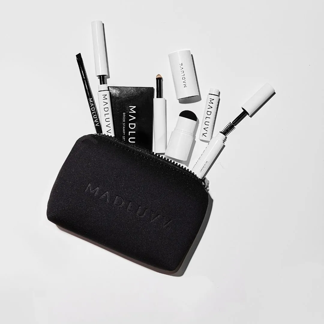 Neoprene Full-Zip Makeup Bag