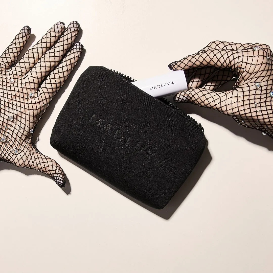 Neoprene Full-Zip Makeup Bag