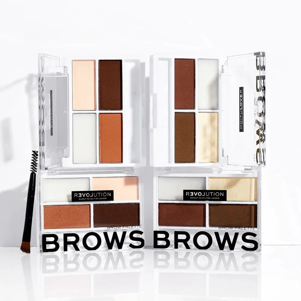 Relove By Revolution Colour Cult Brow Palette Dark