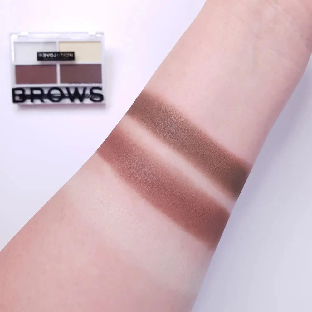 Relove By Revolution Colour Cult Brow Palette Dark