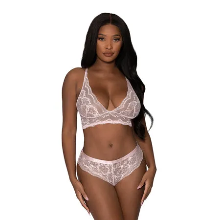 Seabreeze Strappy Back Cami & Short Blush S/M