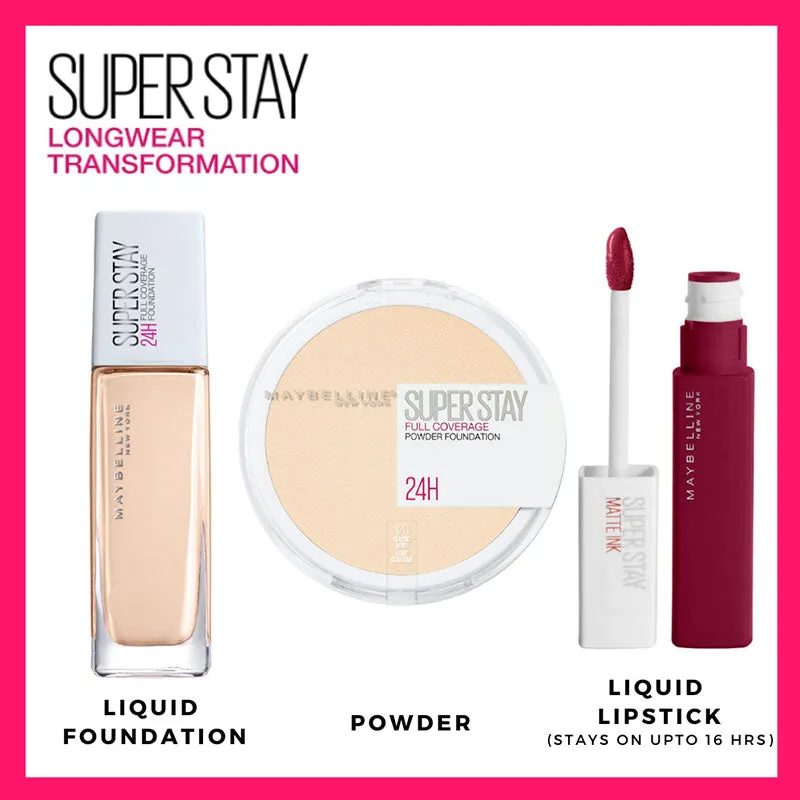 SuperStay Full Coverage 24H Liquid Foundation