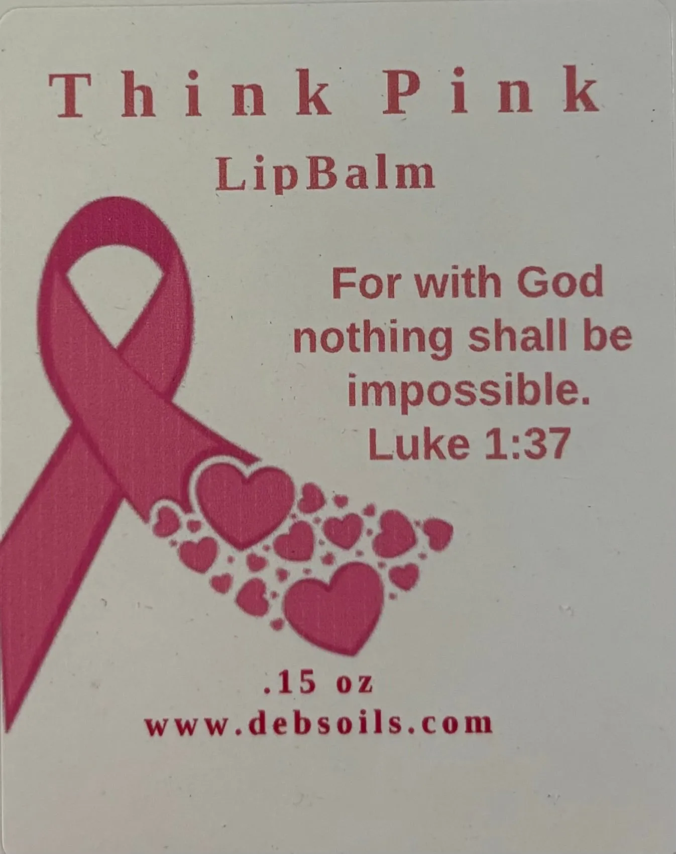 Think Pink: Lip Balm for Breast Cancer Awareness