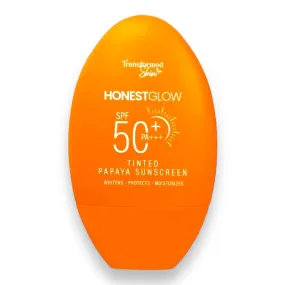 Transformed Skin -  Honest Glow Tinted Papaya Sunscreen SPF 50 PA   , 50g