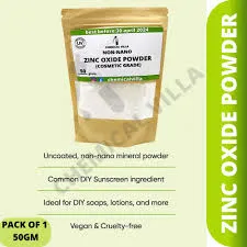 Zinc Oxide Powder (non-nano poweder) 50 gram (Sunscreen Powder)